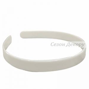 Обруч заготовка 2.5 см , білий (без зубчиків) -1 шт.