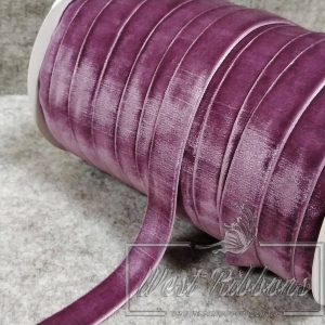 Велюр 2.5 см, лавандовый МЕТР