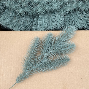 Гілочка ялинки "Пятилапка", сіро-блакитна