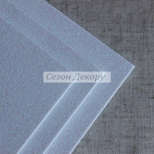 Фом с глиттером, белый -ПЕРЛАМУТР (БЕЗ К/О)