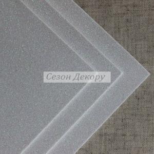 Фом з глітером, білий-БЕЗ ПЕРЛАМУТРУ (БЕЗ К/О) УПАКОВКА