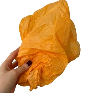 Тішʼю темно-жовта  # 052