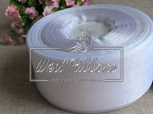 Органза 5 см, біла (РУЛОН