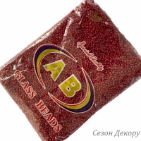 Бісер 12/0 бордовий  (color 715) УПАКОВКА