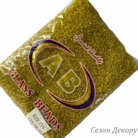 Бісер 12/0 жовтий  (color 32 ) прозорий УПАКОВКА