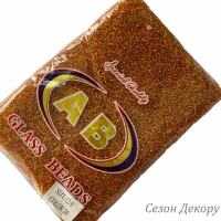 Бісер 12/0 оранжевий (color 30) прозорий УПАКОВКА