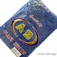 Бісер 12/0 синій   (color 113) УПАКОВКА