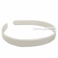 Обруч заготовка 2.5 см , білий (без зубчиків) -1 шт.