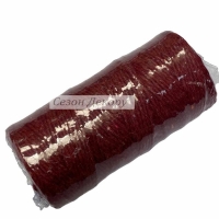 Шнур бавовняний 2 мм, бордовий