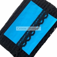 Мереживо в'язане 3.3 см (D30099), чорне