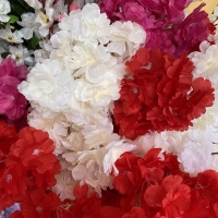 Гілка сакури VV тришарова квітка, айворі
