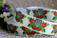 Репс 2.5см герб з калиною